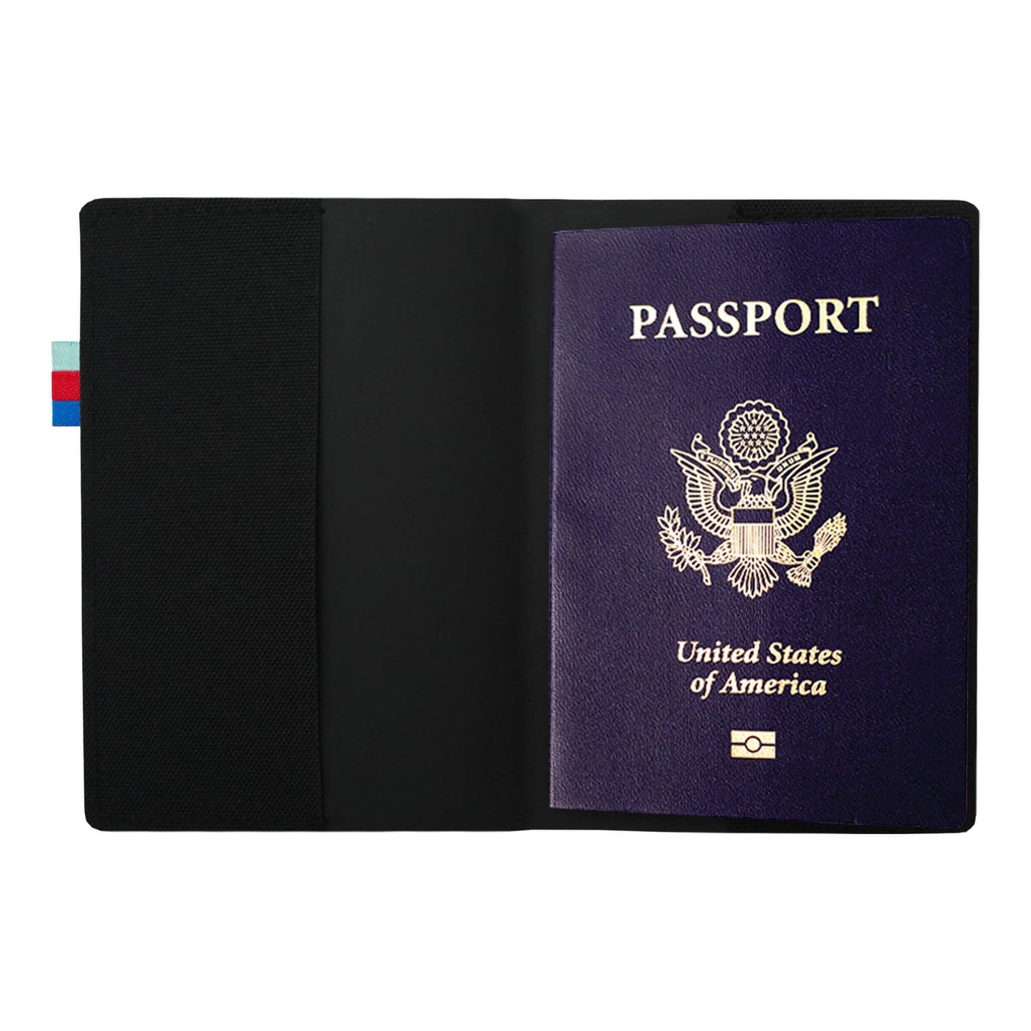 PASSPORT COVER - BLACK